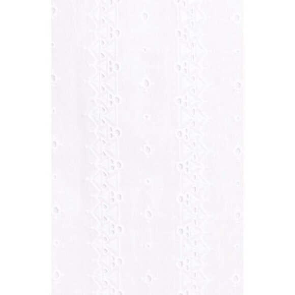 NWT Joie Azariah Midi in Clean White Embroidered Eyelet Faux Wrap Dress 2 $348 - Picture 2 of 9